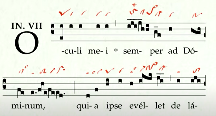 Introit chant for the Third Sunday in Lent